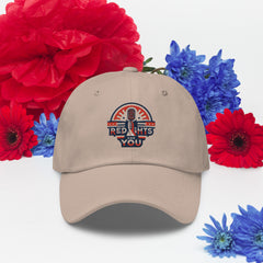American pride embroidered dad hat - unisex conservative style