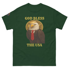 God Bless The USA Patriotic Eagle T-Shirt - American Pride Unisex Tee