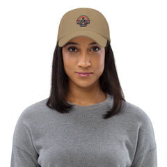 Red, Rights & You logo patriotic dad hat  - adjustable cap - khaki