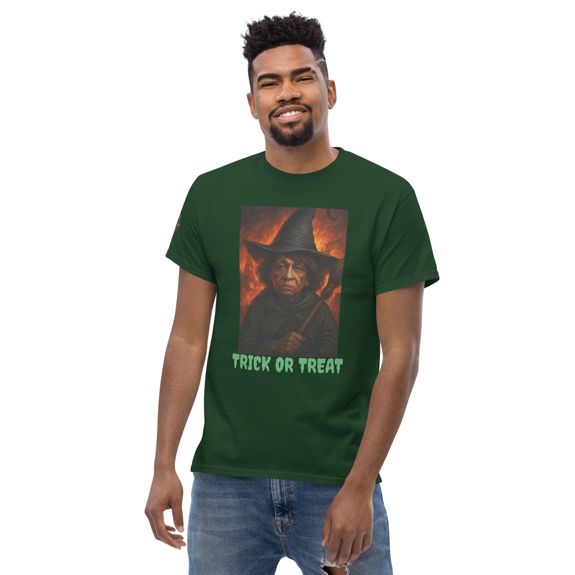 Unisex Scary Witch Halloween Shirt - Funny spooky party outfit