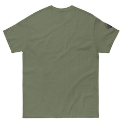 Freedom Fighter Eagle Tee in military green (rear view)