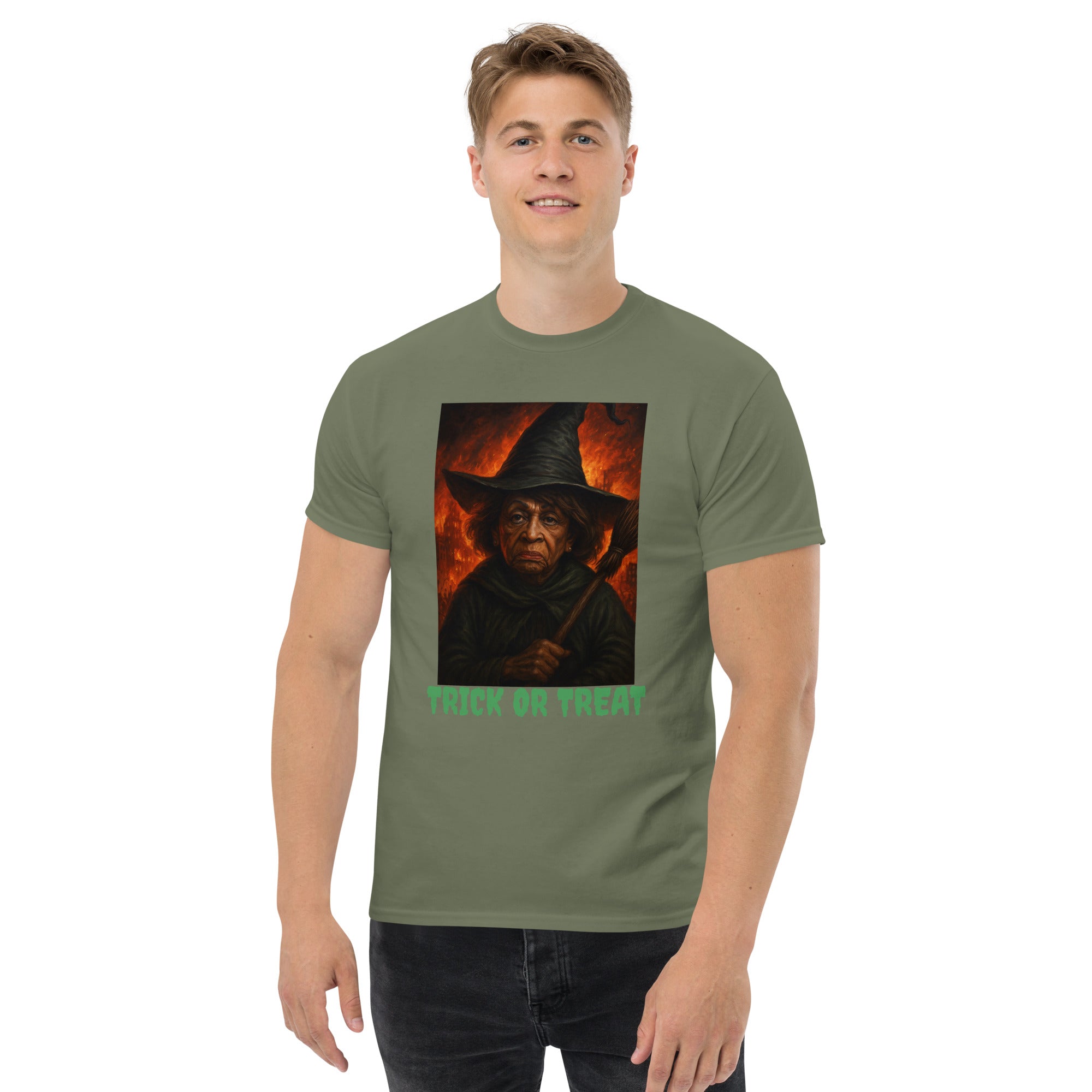 Unisex Scary Witch Halloween Shirt - Funny spooky party outfit