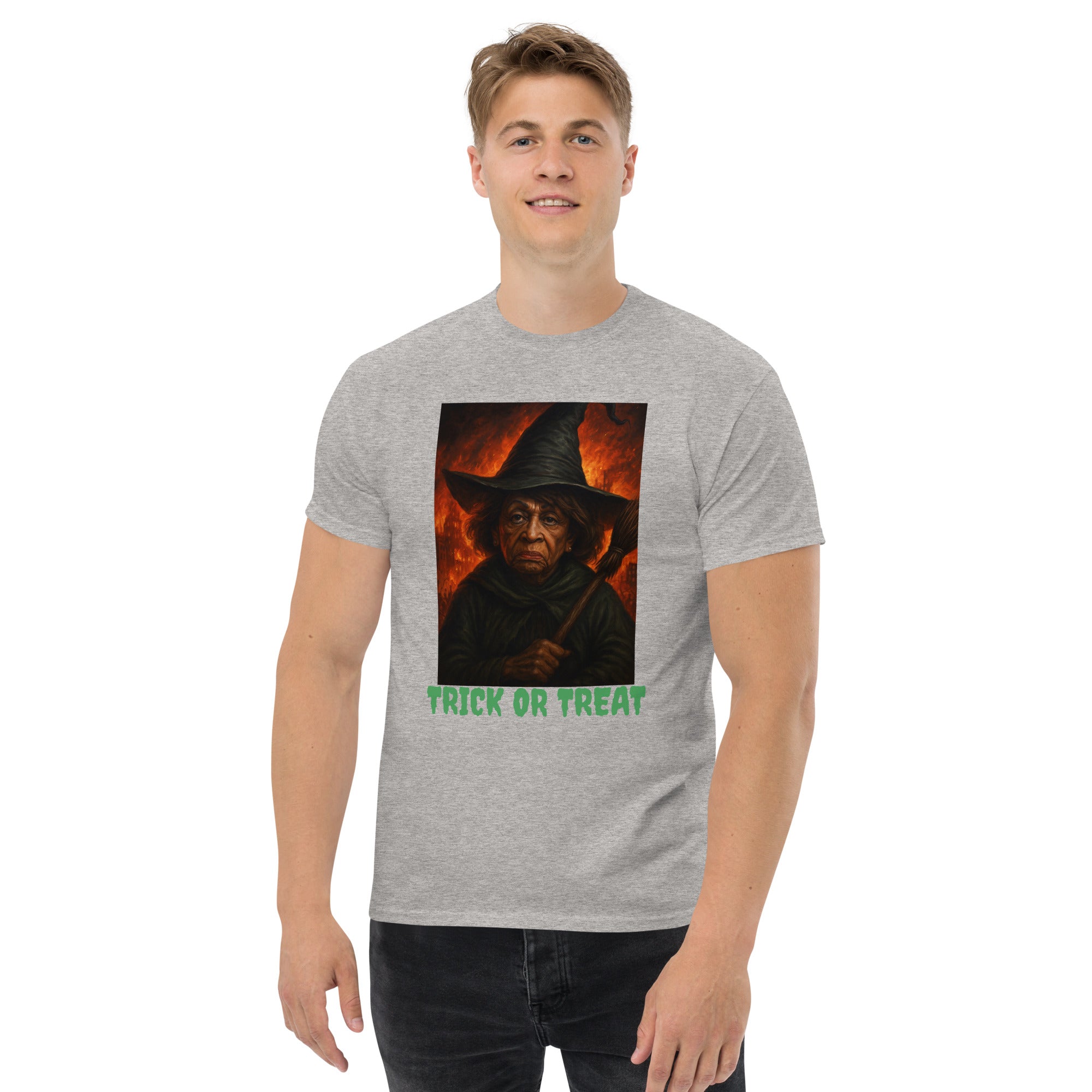 Unisex Scary Witch Halloween Shirt - Funny spooky party outfit