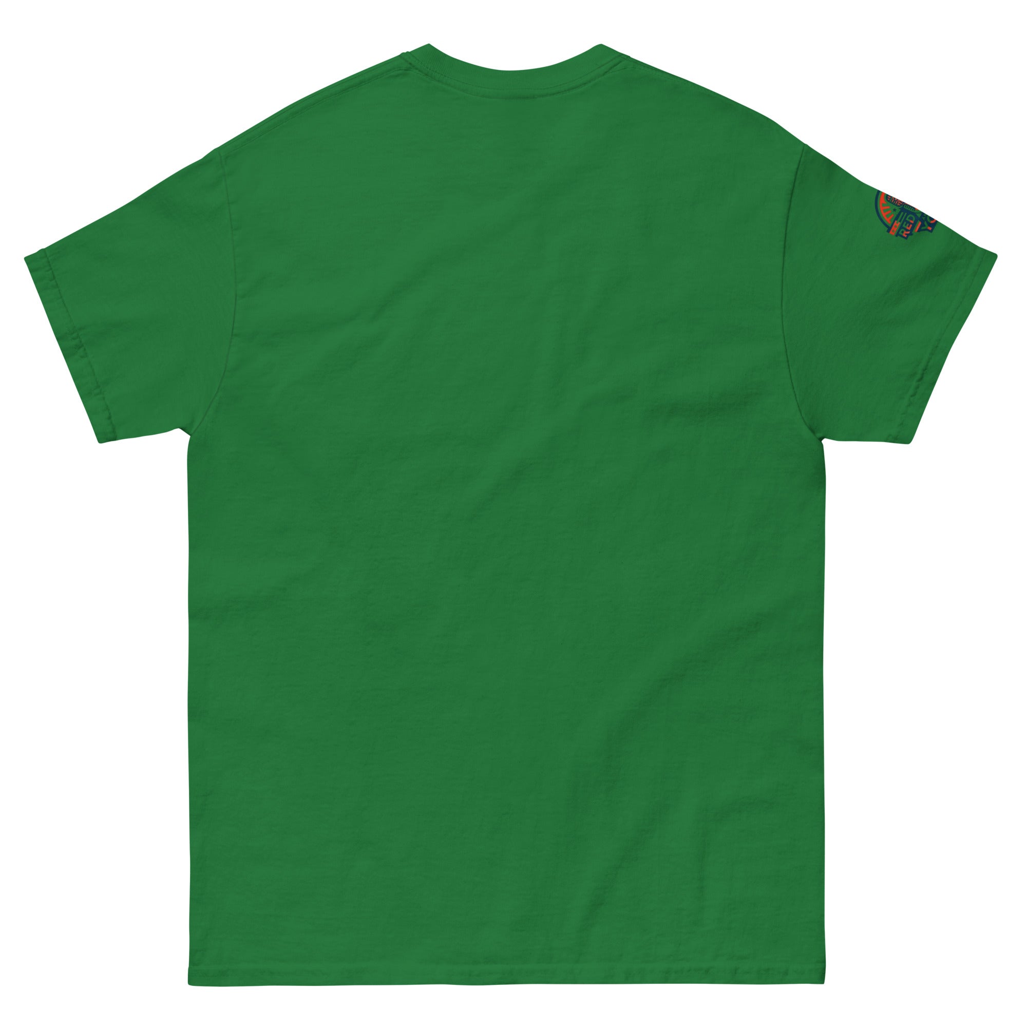Green Halloween Graphic T-Shirt - Scary Witch design unisex fit (back view)