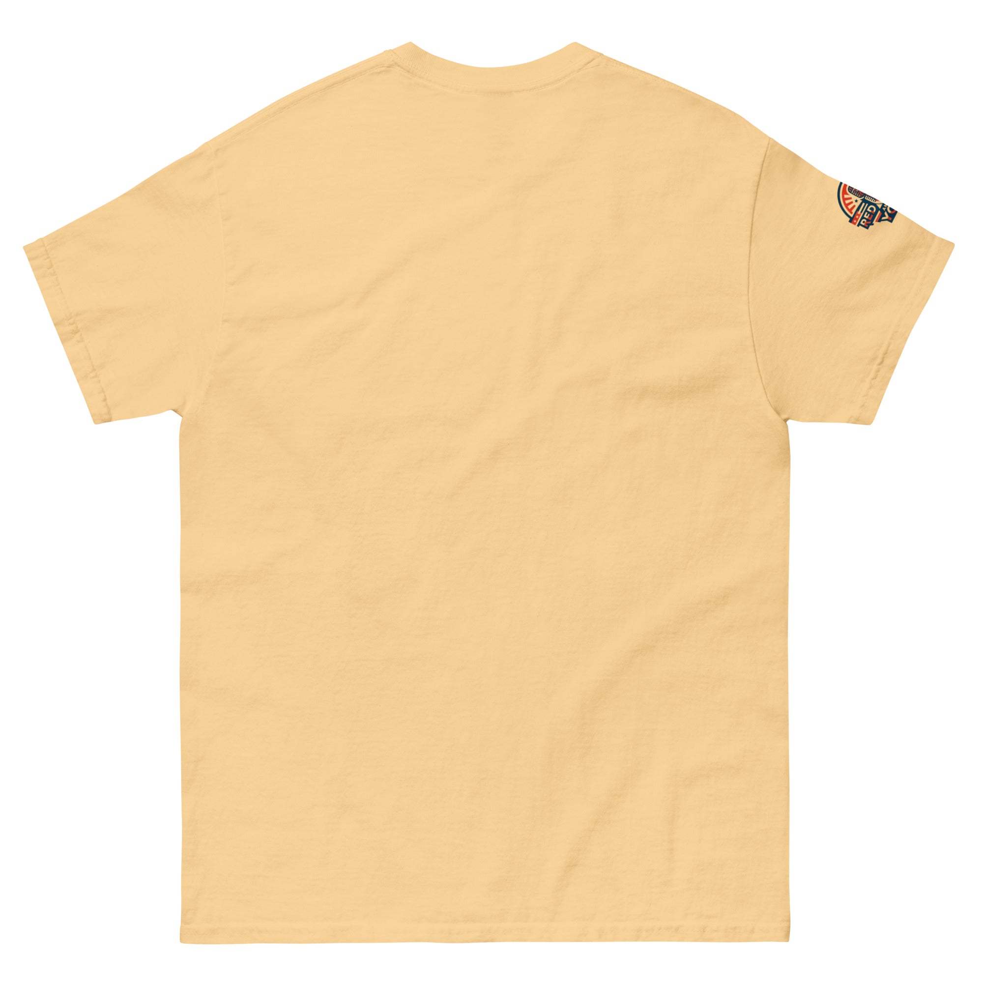 Freedom Fighter Eagle Tee in yellow (rear view)